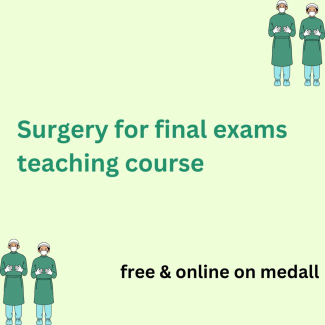 Surgery for final exams - by AC Corriero 