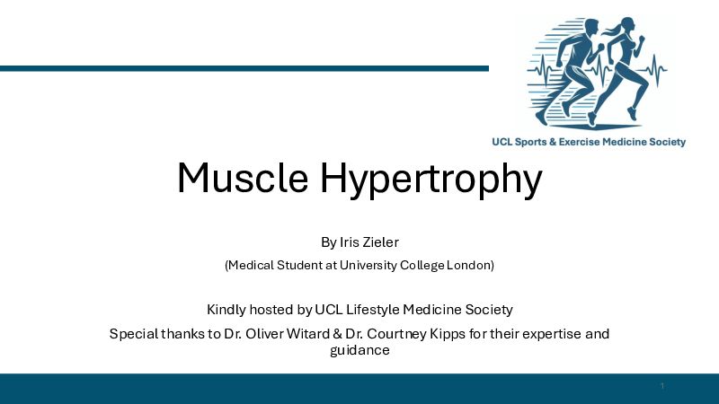 Muscle Hypertrophy Slides | Content | MedAll