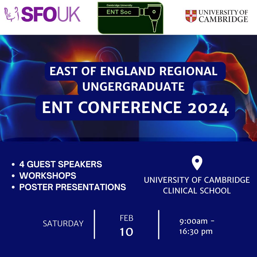 East of England Undergraduate ENT Conference 2024 Event listing MedAll