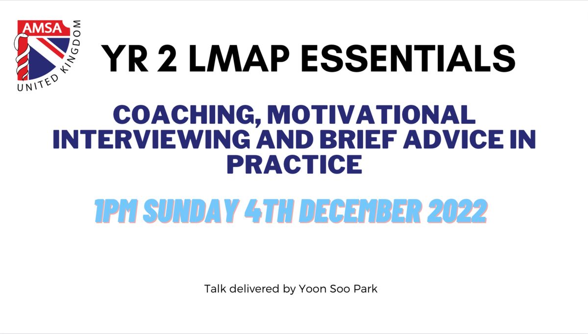 LMAP Essentials - Coaching, Motivational Interviewing and Brief Advice ...