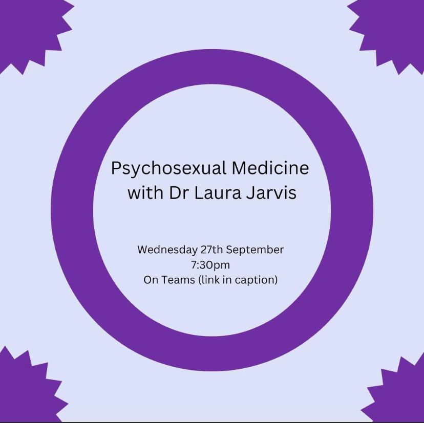 Psychosexual medicine with Dr Laura Jarvis Event listing MedAll