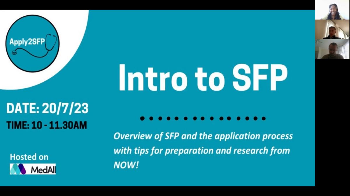Session 1: Intro to SFP | Content | MedAll