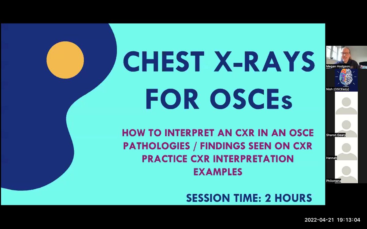 The Chest Xrays OSCE Station OSCEazy Content MedAll